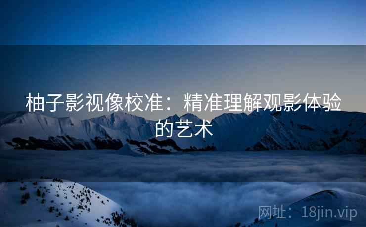 柚子影视像校准：精准理解观影体验的艺术